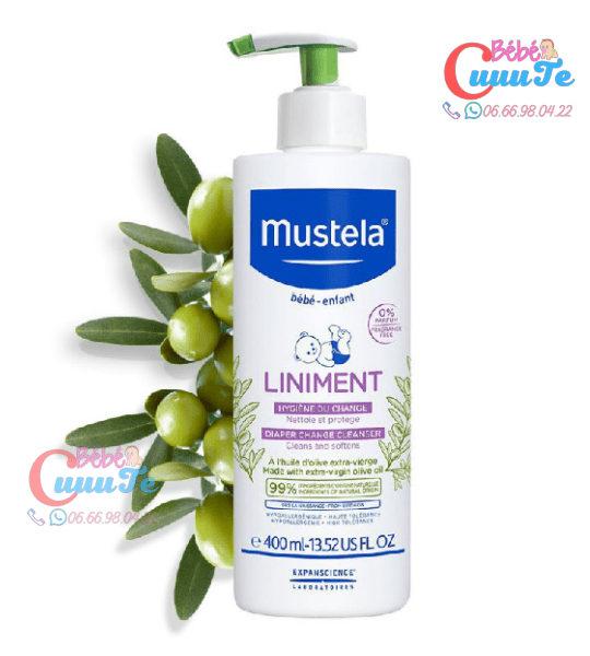 Liniment  Nettoie et protège  Mustela 400ml