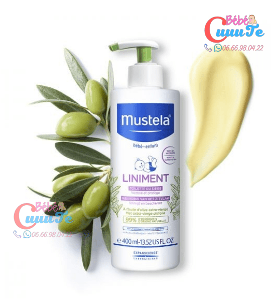 Liniment  Nettoie et protège  Mustela 400ml