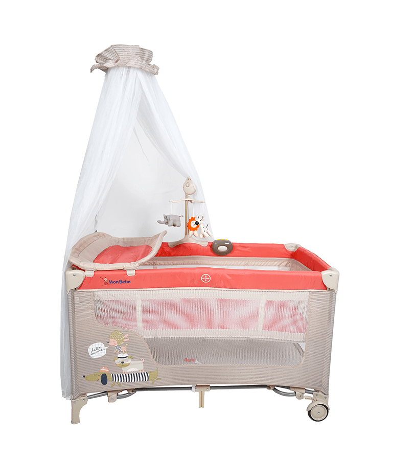 Lit Parc + plan a langer + Mobil musical  + voile Moustquaire