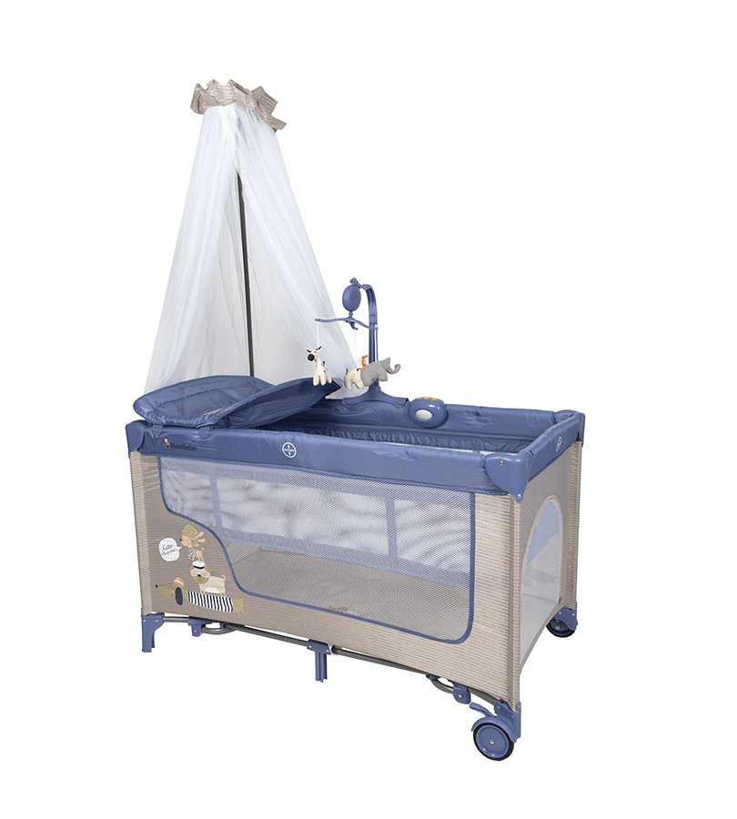 Lit Parc + plan a langer + Mobil musical  + voile Moustquaire