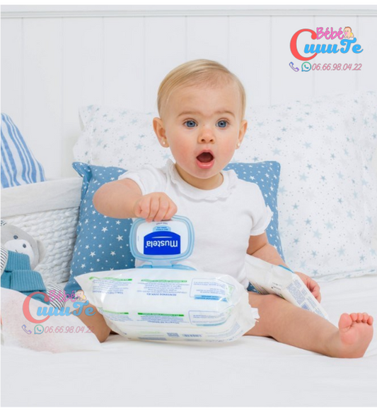 Lingettes Nettoyantes Peau Normale 70 Unités-Mustela - Bébé CuuuTe