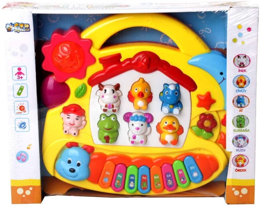 Piano musical avec sons d'animaux  éducatif