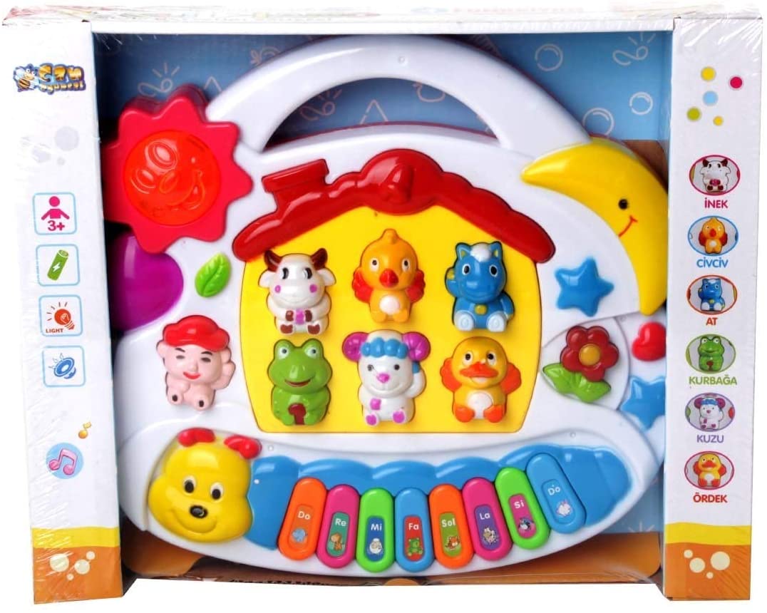 Piano musical avec sons d'animaux  éducatif
