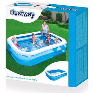 Piscine gonflable Grande taille Bleu