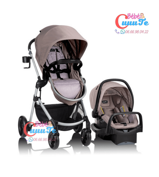 POUSSETTE PIVOT SAFEMAX +SIÈGE AUTO – EVENFLO