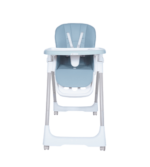 Chaises Hautes Chaise haute évolutive réglable avec Roues BLEU CIEL Produit_bebe_maroc