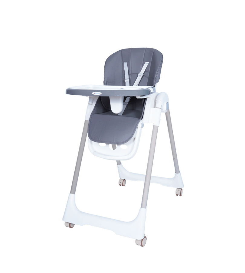 Chaises Hautes Chaise haute évolutive réglable avec Roues GRIS Produit_bebe_maroc