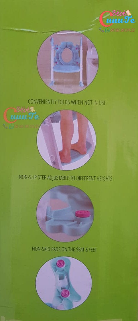 RÉDUCTEUR ÉCHELLE DE TOILETTE D’ENTRAÎNEMENT POUR BÉBÉ