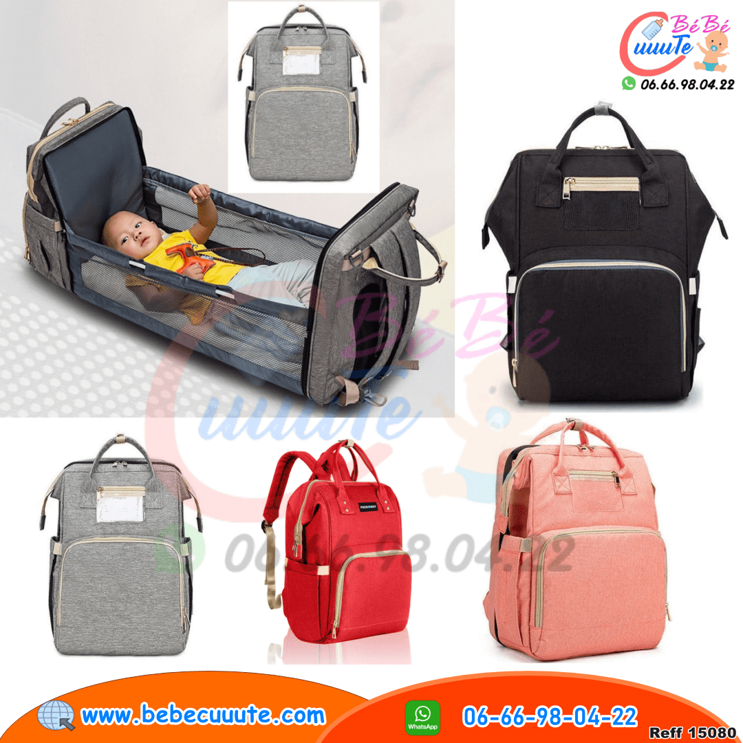 Sac À Dos À Langer Lit De Voyage Multifonctionnel Pour Bébé