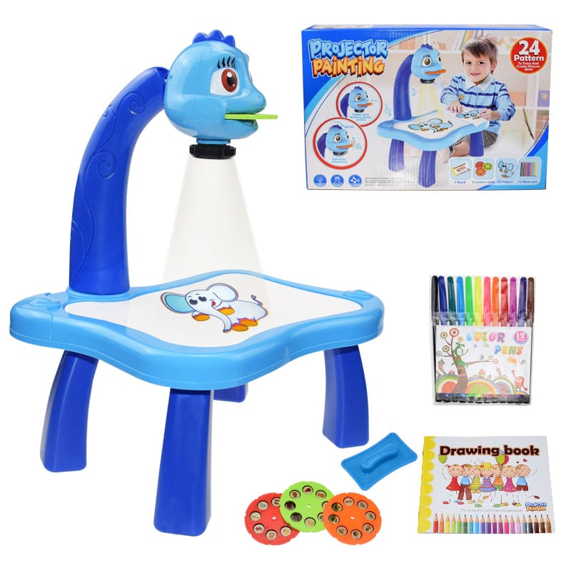 Table de dessin avec projecteur pour enfants