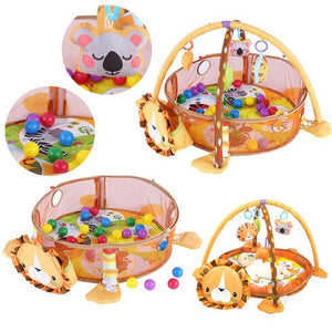 Tapis d'éveil bébé - gym et balles - Lion + 30 balles